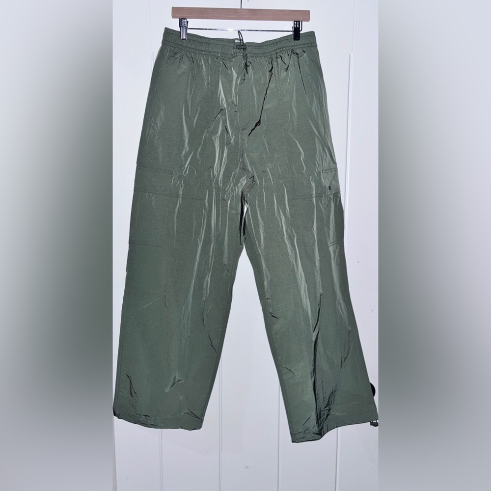 Pink Victoria's Secret Parachute Campus‎ Cargo Pants W Women XL NEW Relax Fit